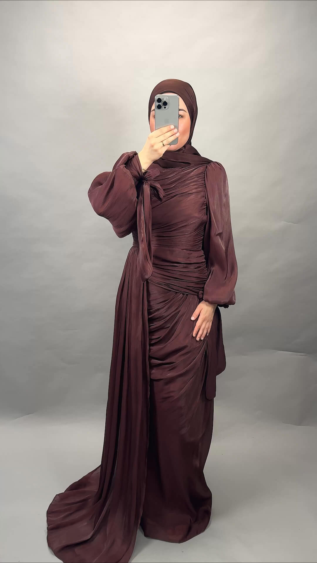 Dunja Abendkleid Braun