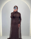 Liora Evening dress Brown