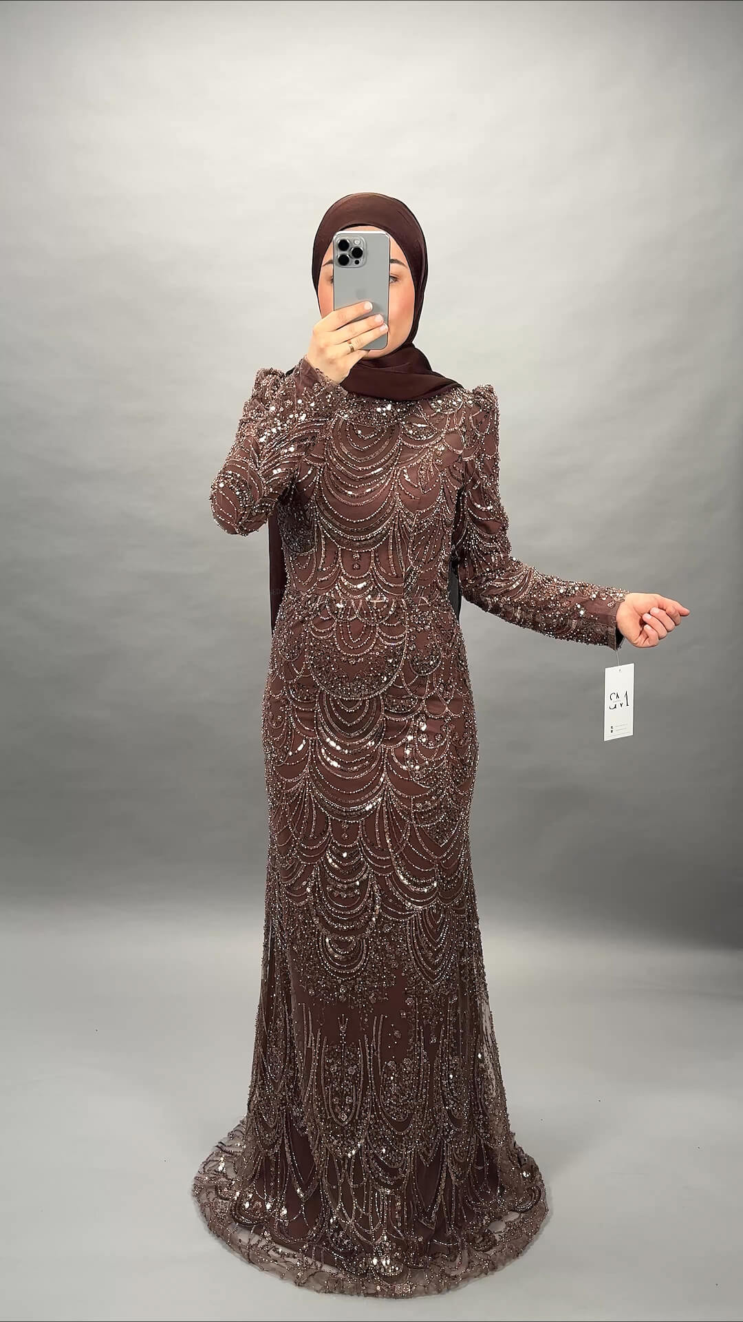 Alea Abendkleid Braun