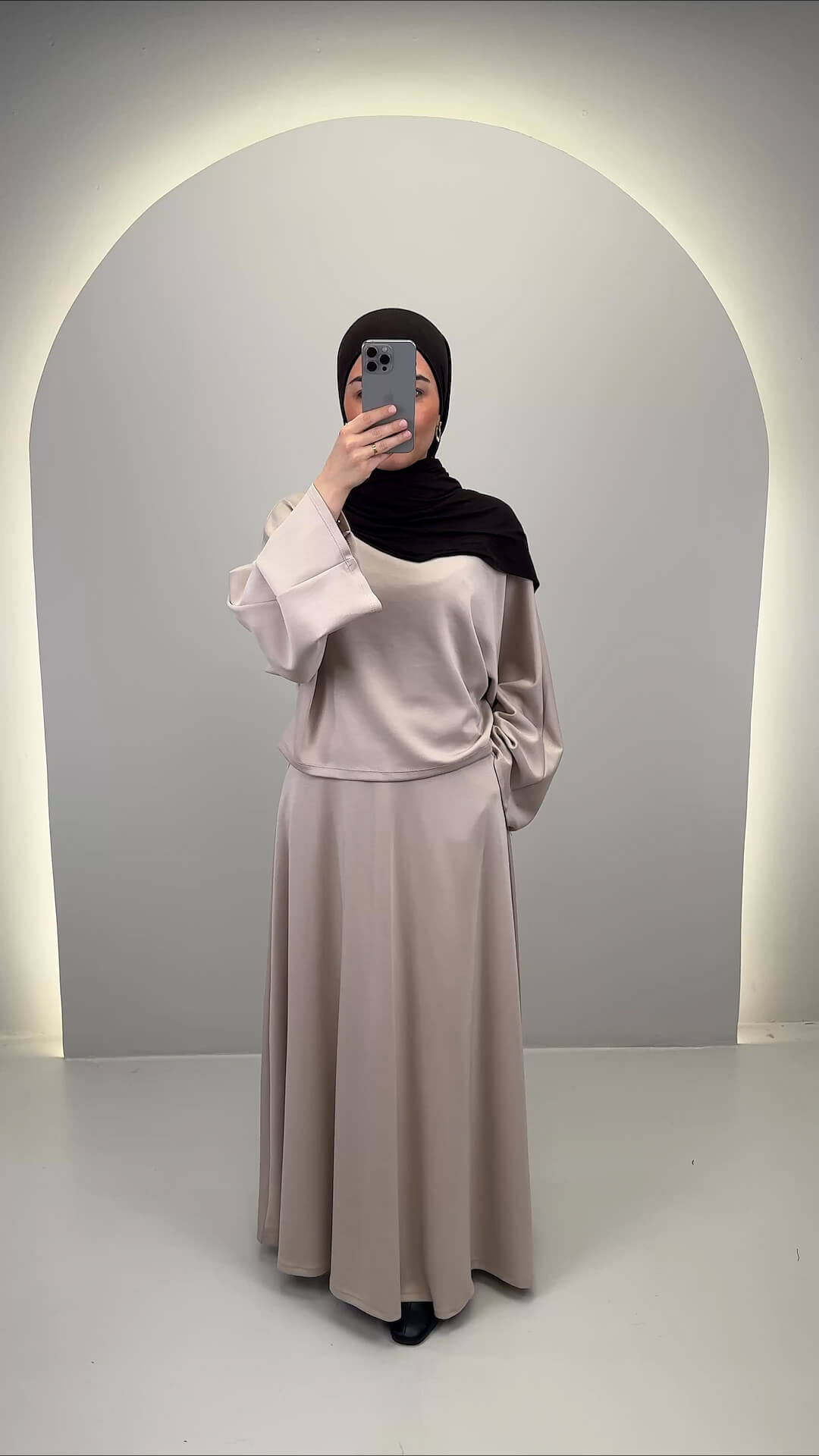 Asya Zweiteiler Beige