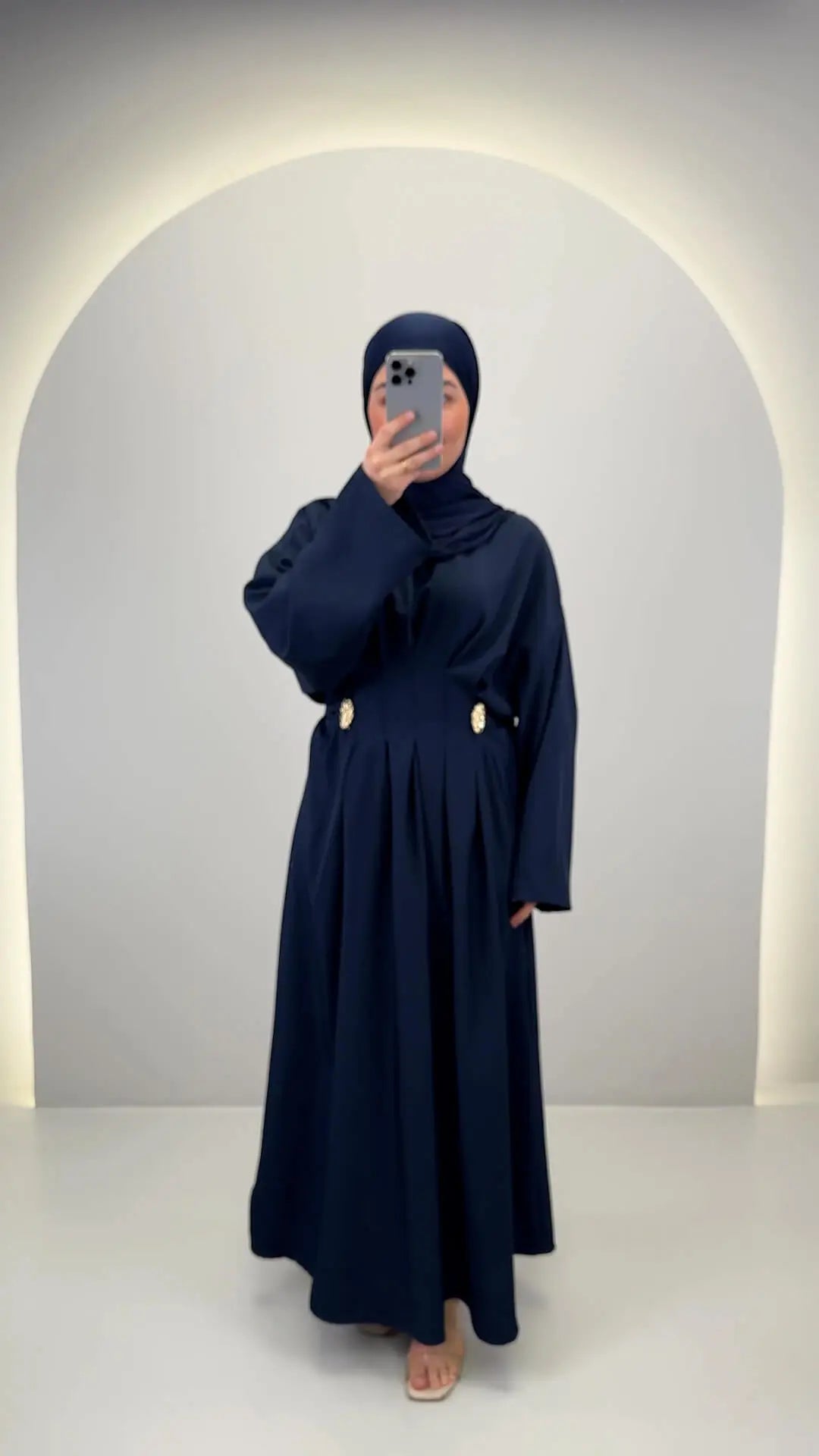 Lia Elbise Koyu Mavi