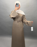 Classy Dress Beige 01
