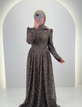 Mina Evening dress Brown