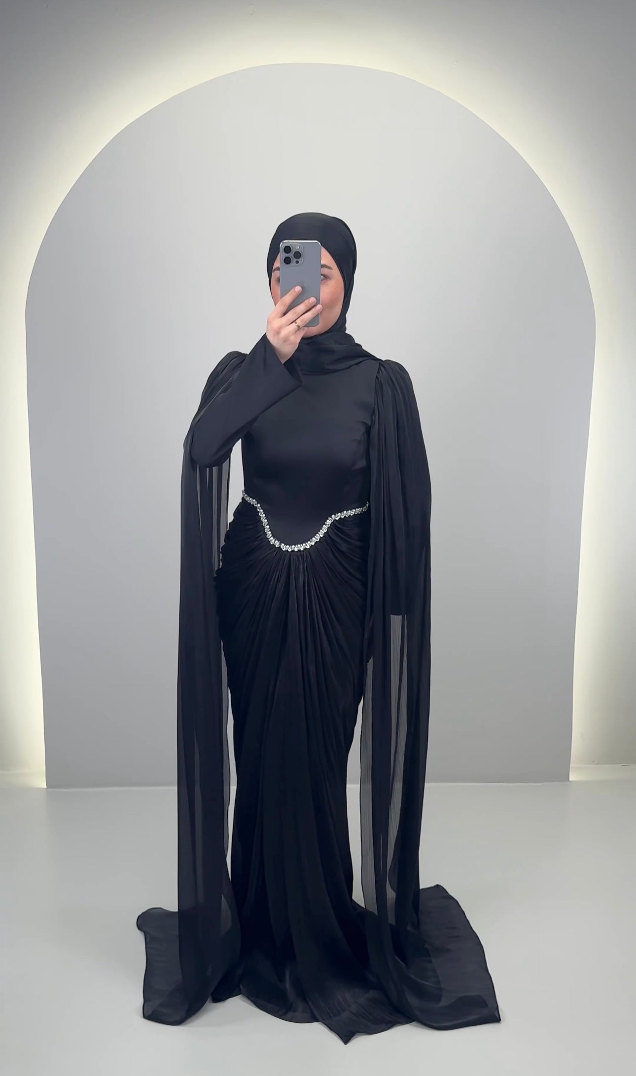 Ayzara Abendkleid Schwarz