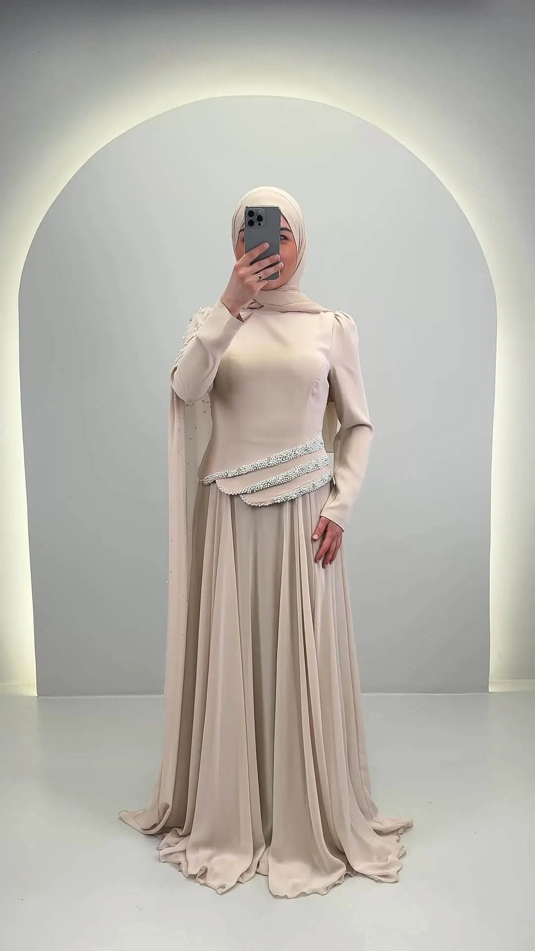 Seyla Evening dress Beige