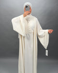 Pinar Abaya Set white