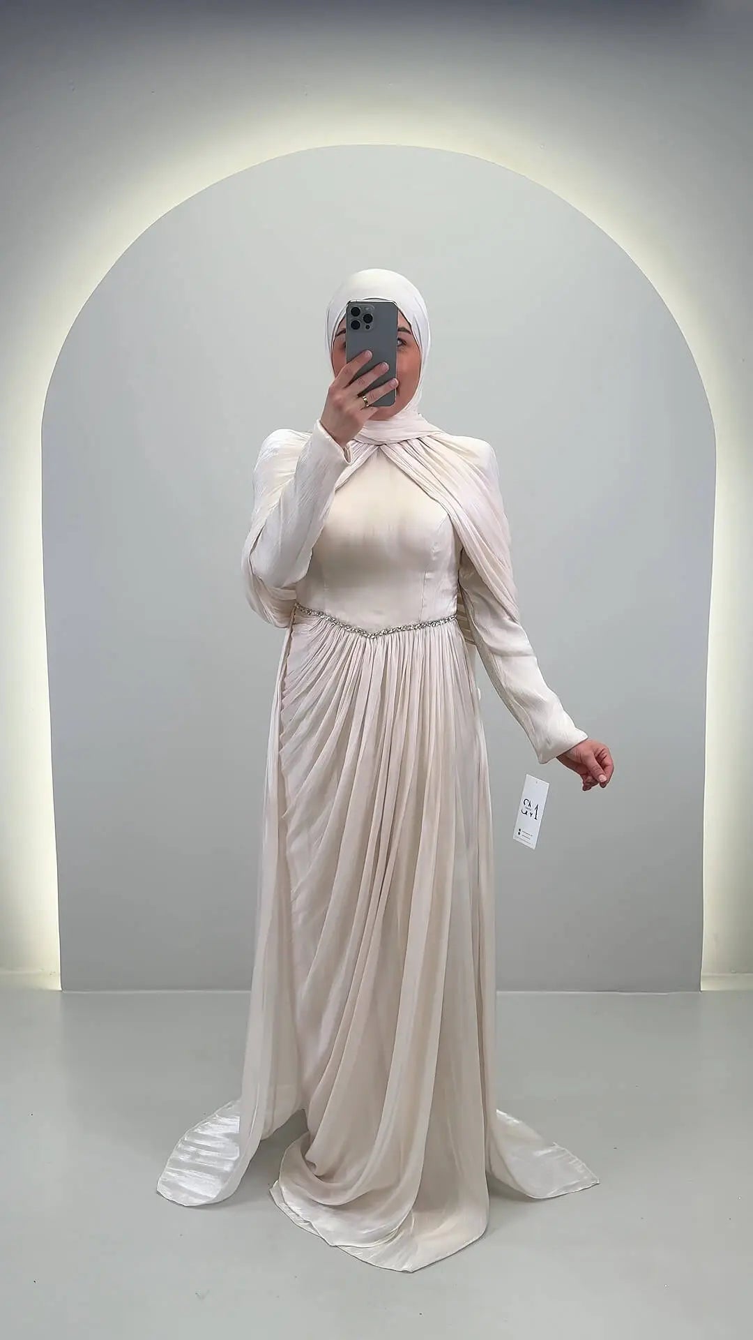 Nefa Evening dress Beige