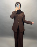 Nisa Blazer Brown