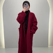 Mıyaz Coat Burgundy