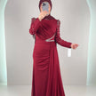 Efila Evening dress Burgundy