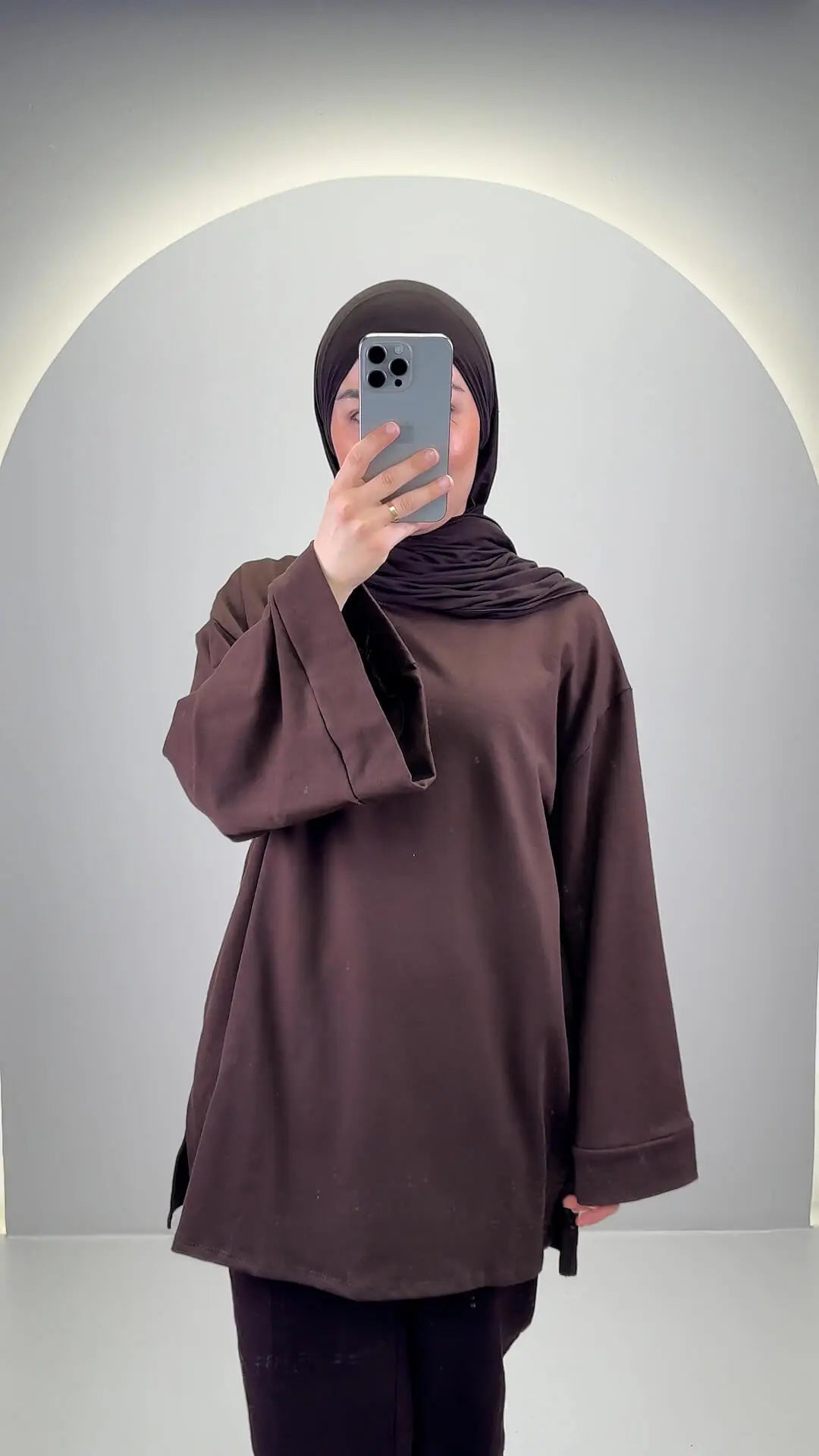 Miza Top Brown