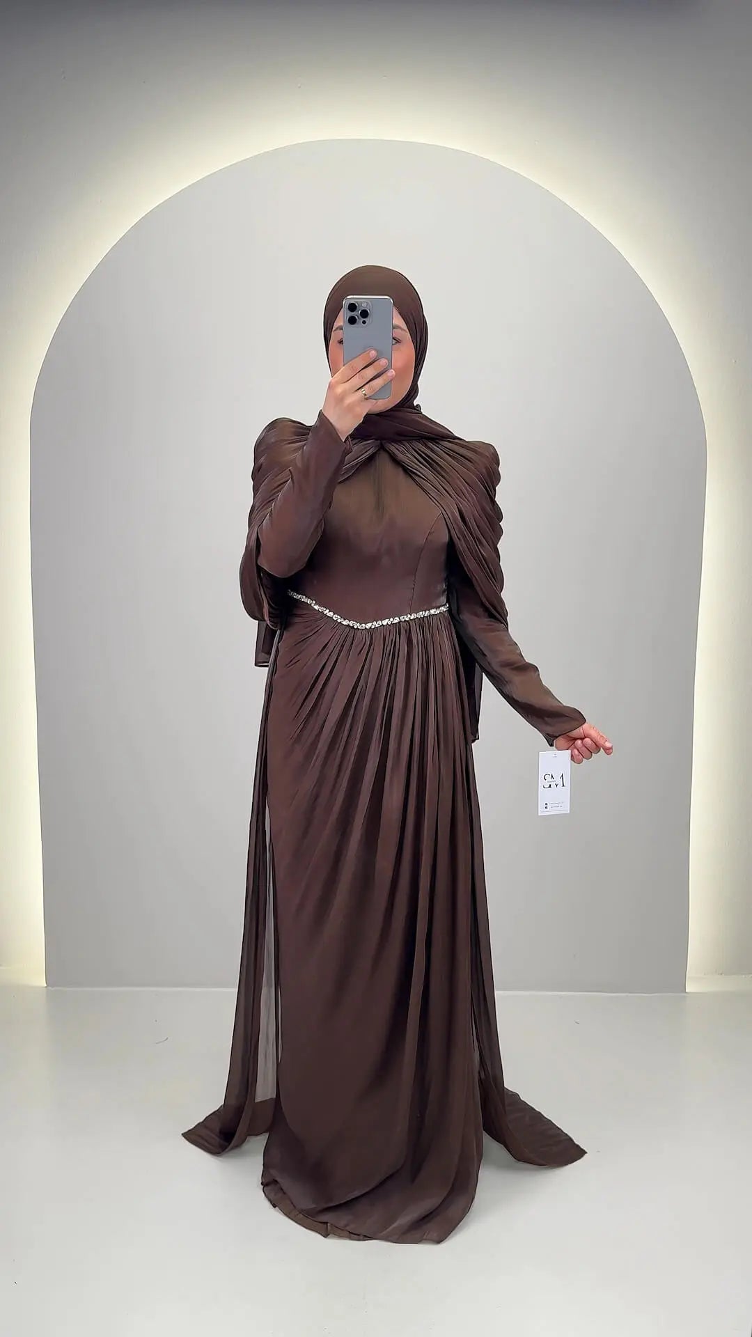 Nefa Abiye Kahverengi