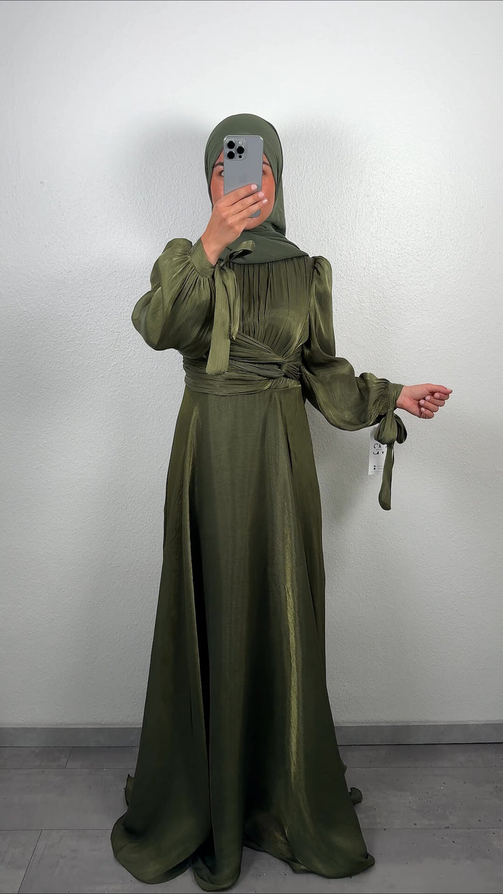 Eflay evening dress khaki