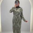Huda Evening dress Green