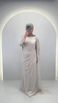 Emiya Evening dress Beige