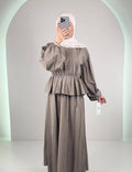 Mirza Zweiteiler Taupe