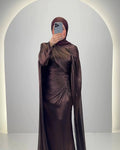 Emira Evening dress Brown
