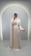 Oysu Evening dress Beige 01