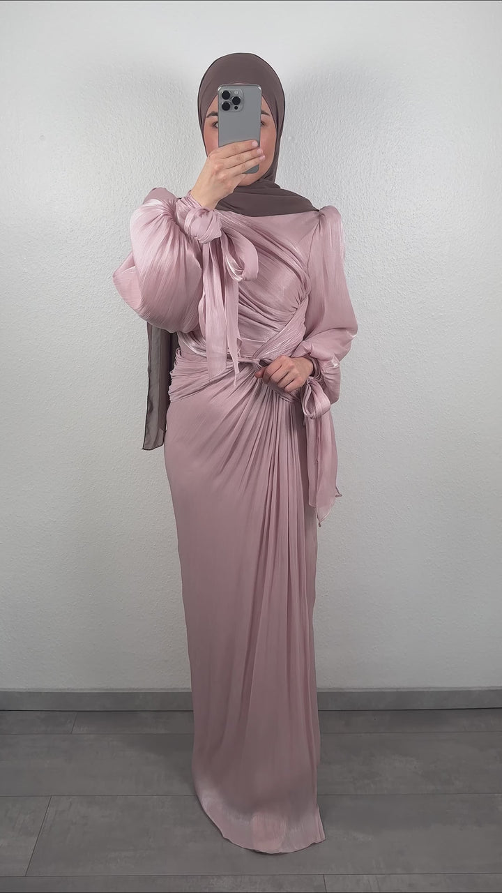 Robe de soirée Yildiz rose