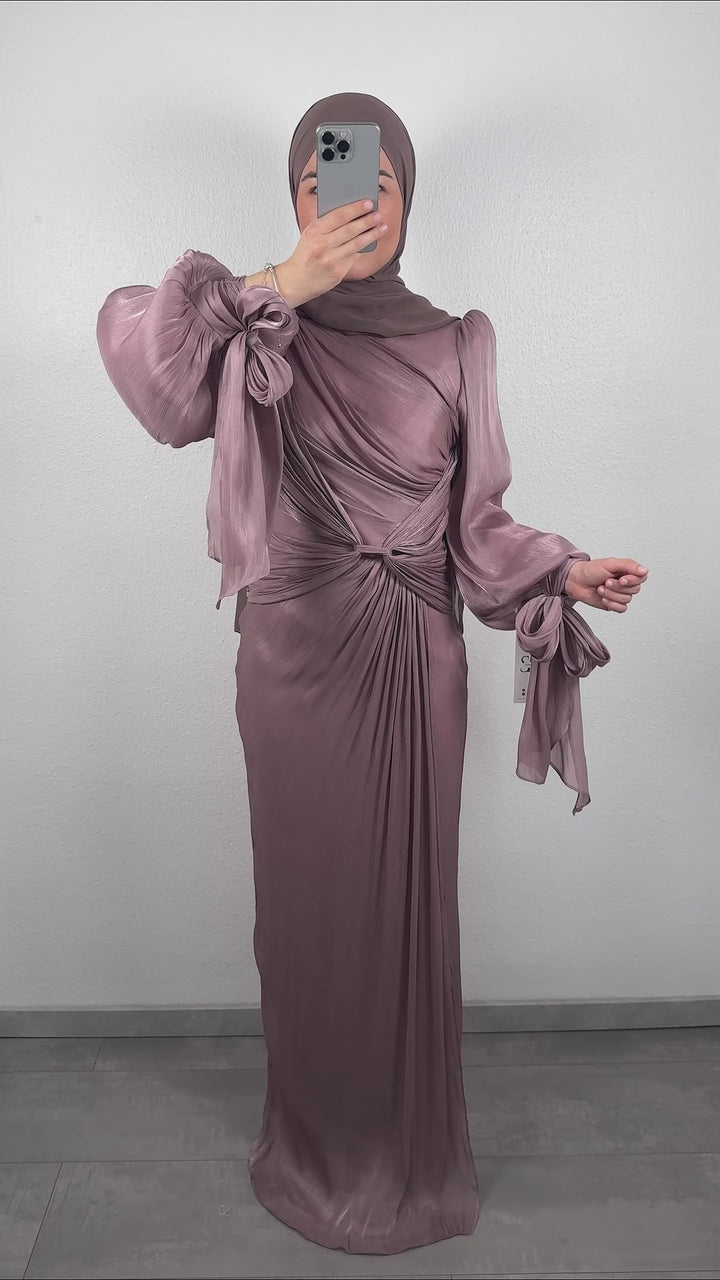 Yildiz evening dress old pink