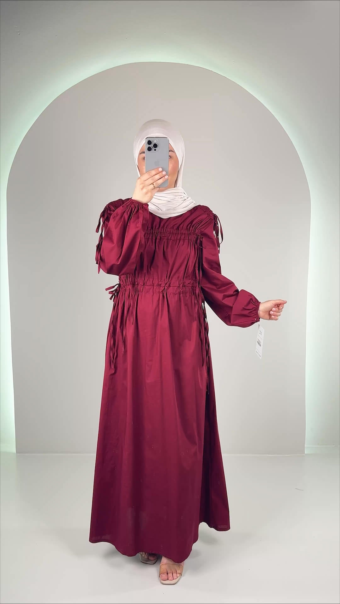 Reyna Kleid Bordo