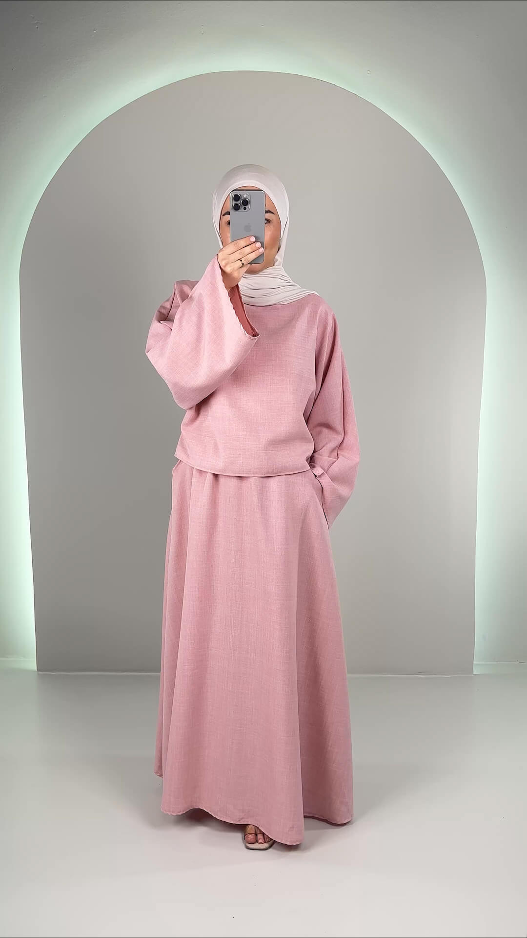 Uta Zweiteiler Pink
