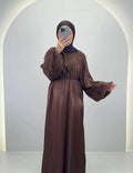 Simla Abaya Brown