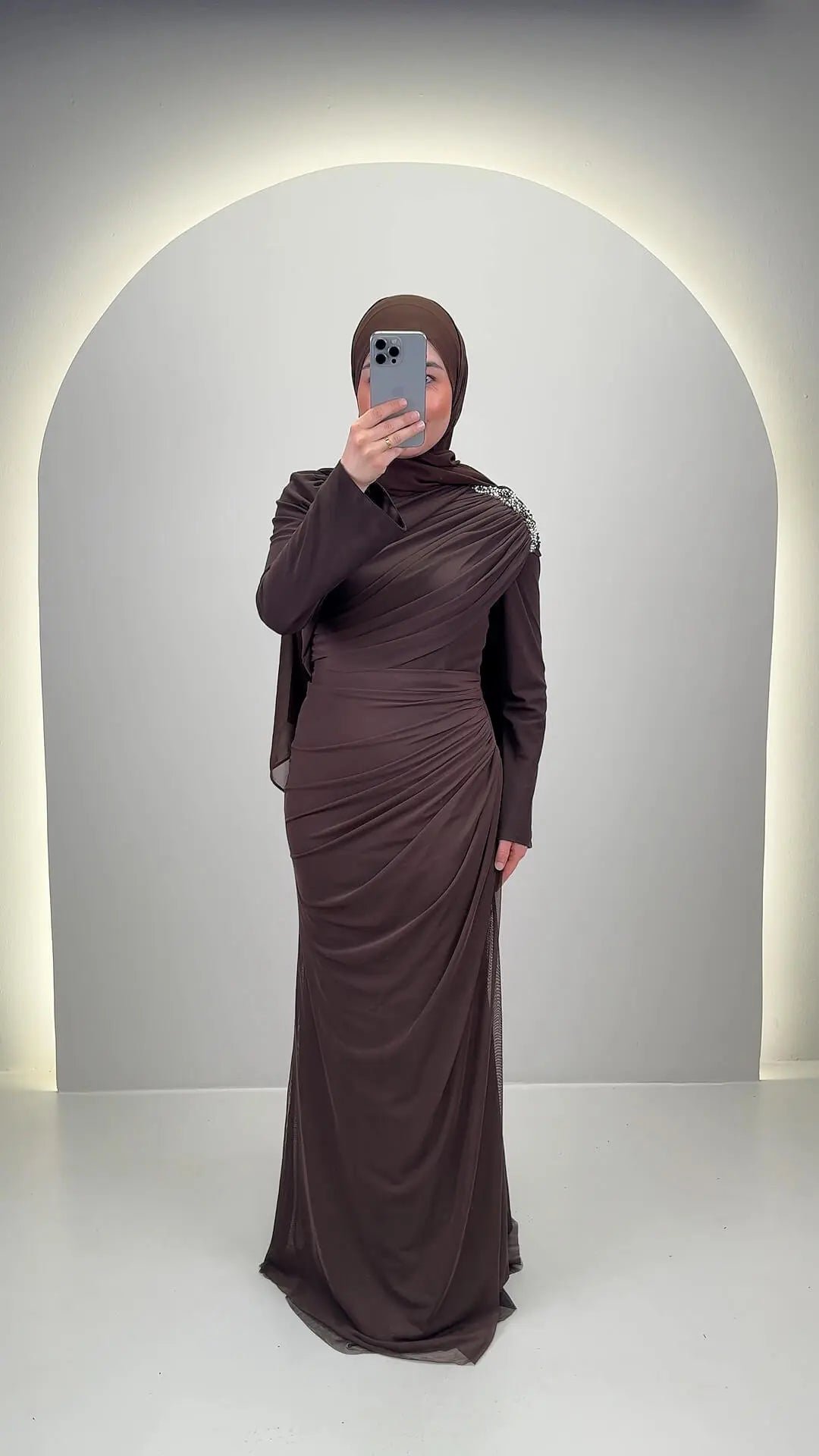Tuyana Abiye Kahverengi