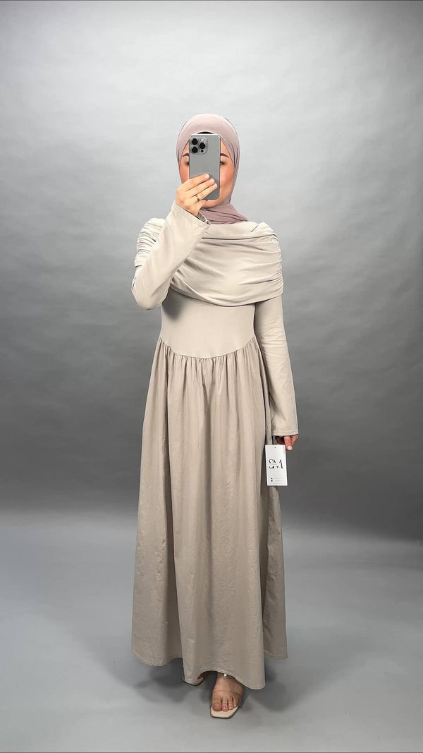 Yelena Kleid Beige