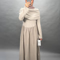 Yelena Kleid Beige